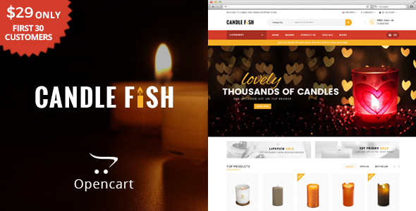 Candle Fish - Multipurpose OpenCart Theme