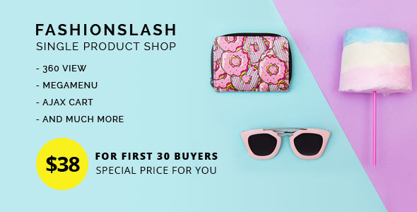 Fashionlash - Responsive Opencart Theme for Single Product Store