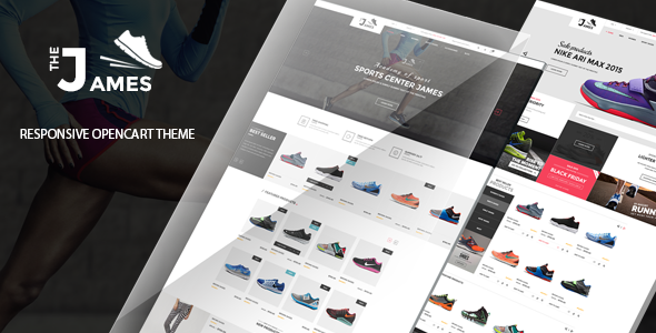 James - Responsive Opencart Shoes Store Theme