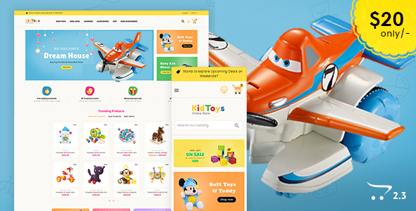 Kid Toys - Opencart Multi Purpose Responsive Theme