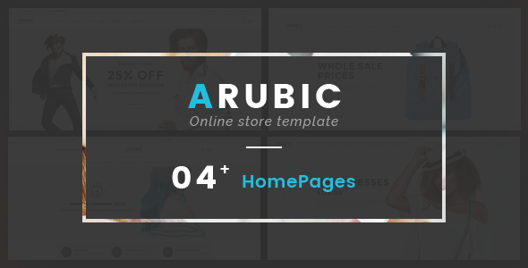 Arubic - Fashion Responsive OpenCart Theme