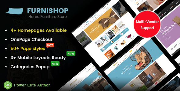 FurniShop - Multi-purpose Marketplace OpenCart 3 Theme (Mobile Layouts Included)