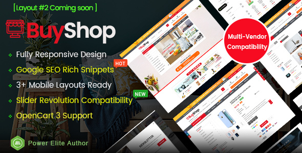 BuyShop - Responsive & Multipurpose OpenCart 3 Theme