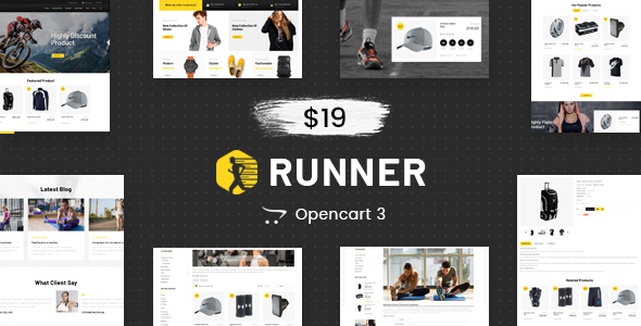 Runner - Multipurpose OpenCart 3 Theme