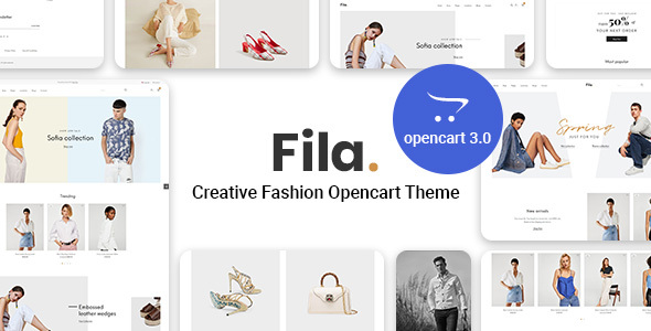 Pav Fila - Creative Fashion Opencart theme