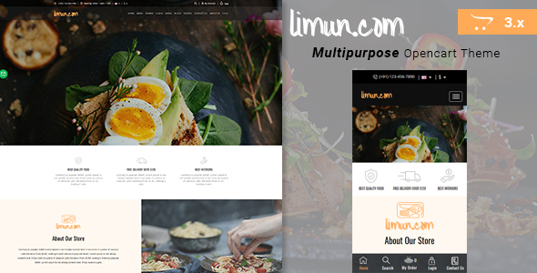 Limun - Multipurpose Responsive Opencart 3.x Theme