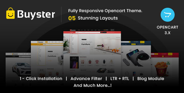 Buyster Multipurpose - Responsive Opencart 3.0 Theme