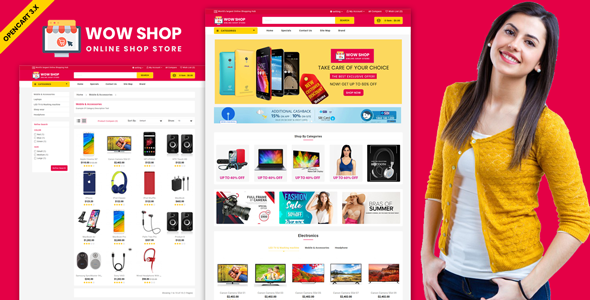 Wowshop - Multistore Website Theme