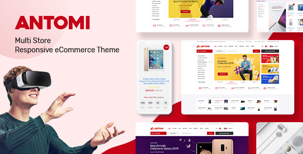 Antomi - Multipurpose OpenCart Theme  (Included Color Swatches)