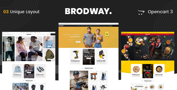 Brodway - Multipurpose OpenCart 3 Theme