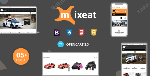Mixeat - Ecars Opencart Responsive Theme