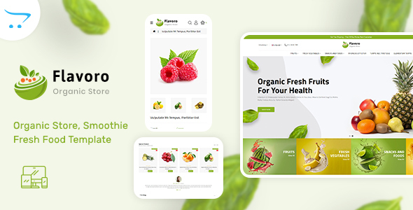 Flavoro - Organic Food OpenCart Store