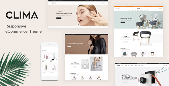 Clima - Responsive OpenCart Theme (Included Color Swatches)