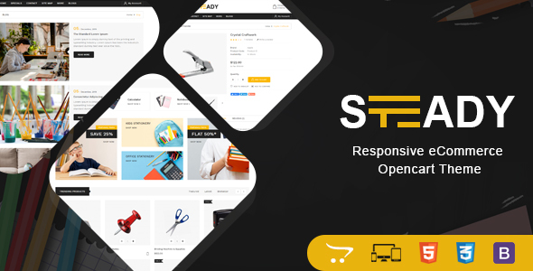 Steady - Stationary OpenCart Theme