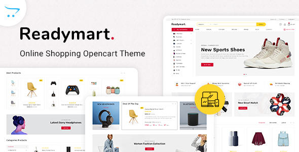 Readymart Electronics Ecommerce multipurpose OpenCart Theme