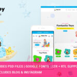 Kids Clothing & Toys Opencart Theme – Enjoy