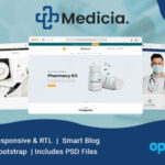 Health and Medical Store OpenCart Theme – Medicia