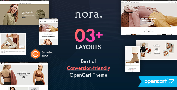 Nora - Boutique OpenCart Multi-Purpose Responsive Theme