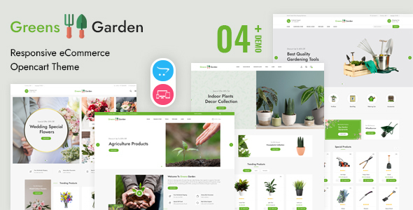 Greens Garden - Multi-Purpose Responsive OpenCart Theme